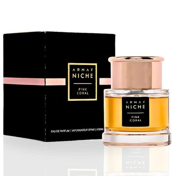 Armaf Niche Pink Coral EDP fragrance bottle