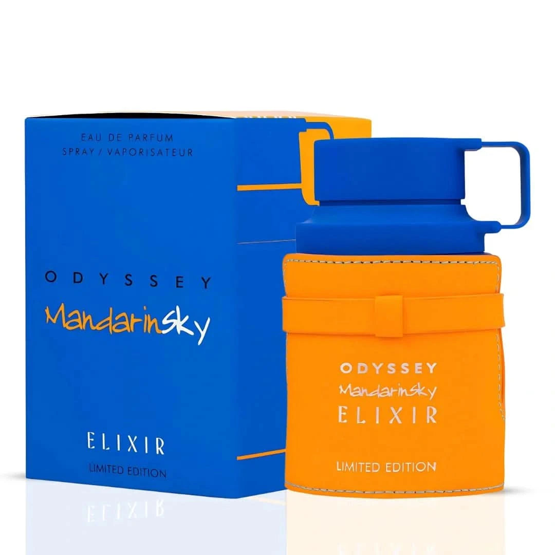 Armaf Odyssey Mandarin Sky Elixir EDP fragrance bottle