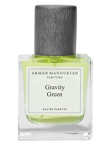 Arman Manoukian Parfums Gravity Green fragrance bottle