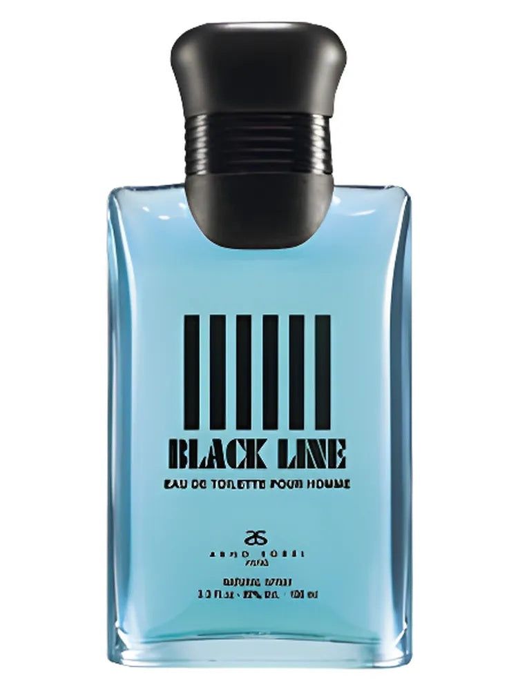 Arno Sorel Black Line fragrance bottle