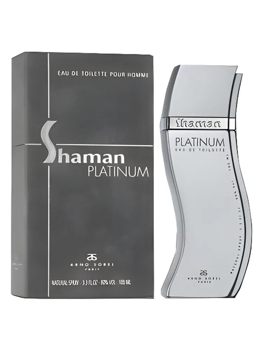 Arno Sorel Shaman Platinum fragrance bottle