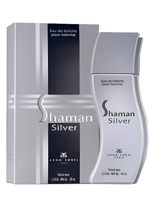 Arno Sorel Shaman Silver fragrance bottle