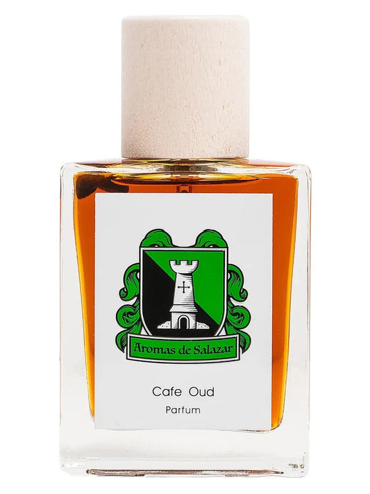 Aromas de Salazar Cafe Oud fragrance bottle