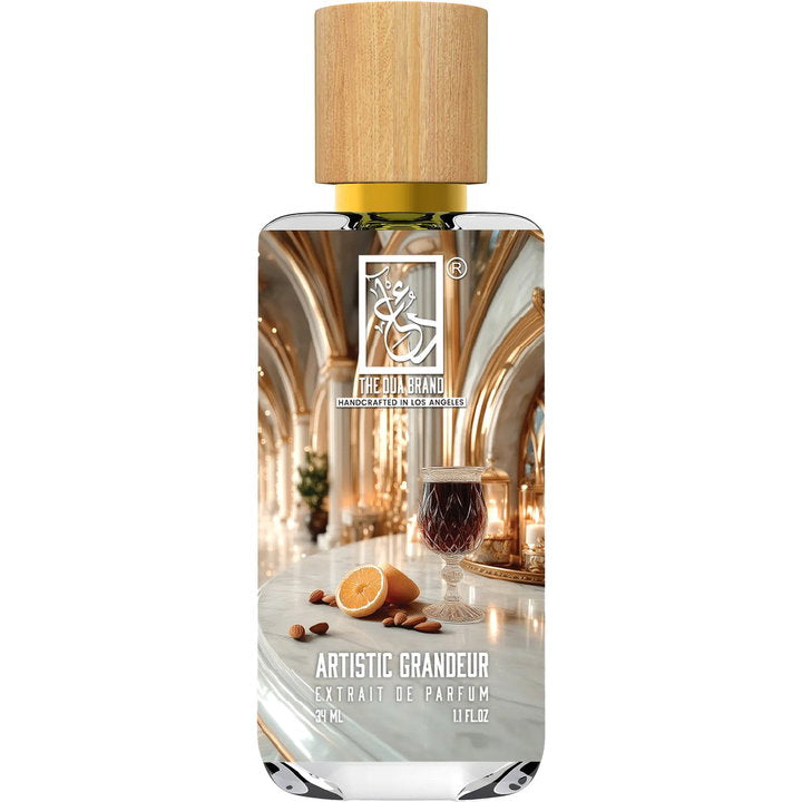 The Dua Brand Artistic Grandeur fragrance bottle