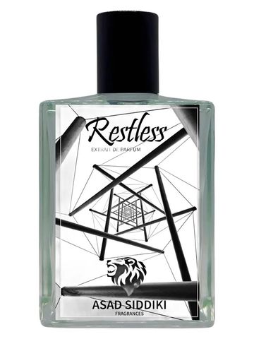 Asad Siddiki Restless fragrance bottle