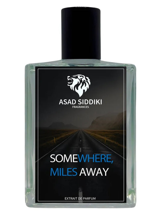 Asad Siddiki Somewhere, Miles Away fragrance bottle