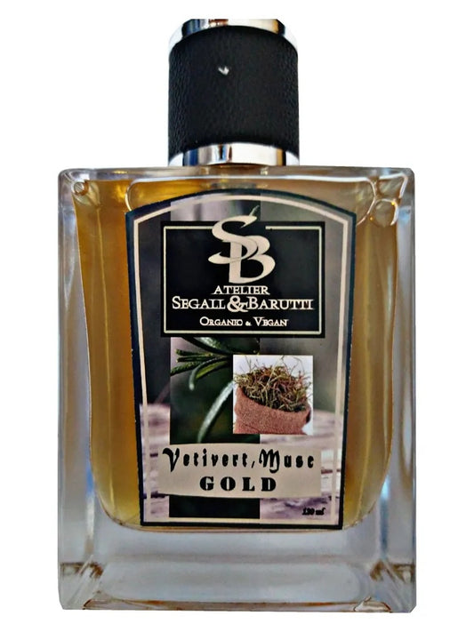 Atelier Segall Barutti Vetiver Musc Gold fragrance bottle
