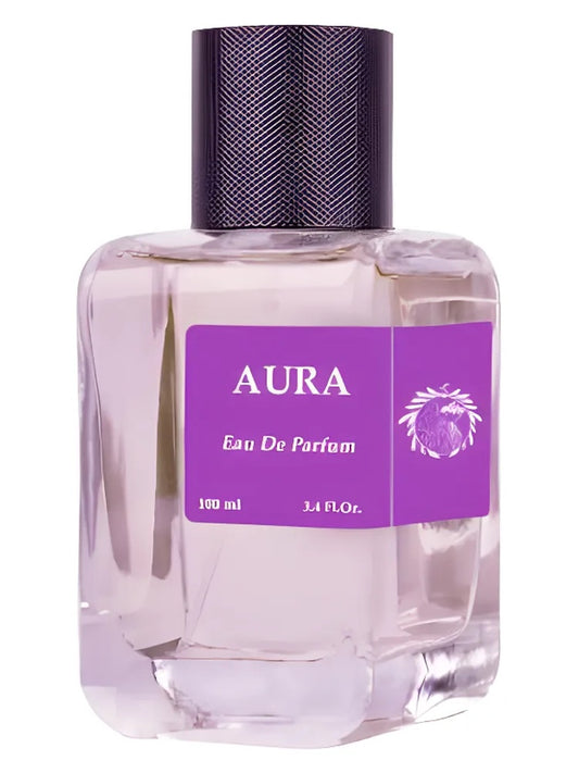 Athena Fragrances AURA fragrance bottle