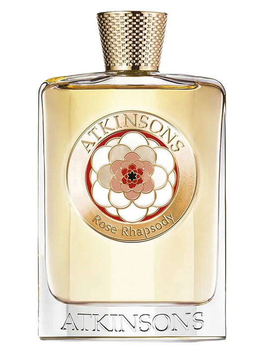 Atkinsons Rose Rhapsody fragrance bottle