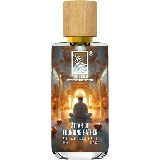 The Dua Brand Attar of Founding Father fragrance bottle
