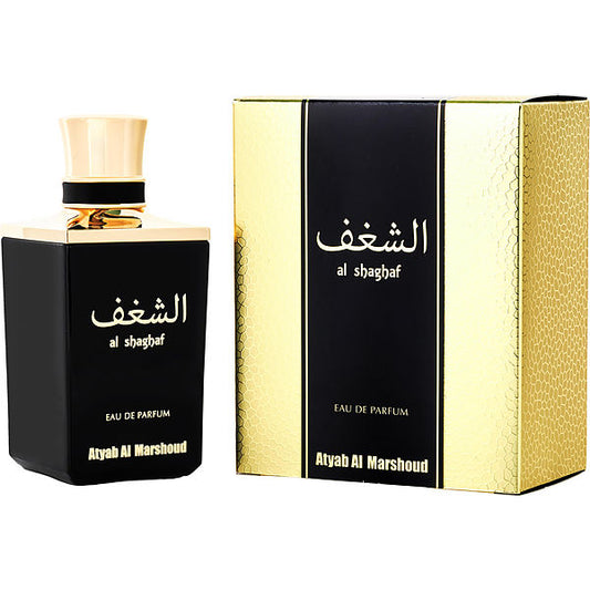 Atyab Al Marshoud Al Shaghaf Black EDP fragrance bottle