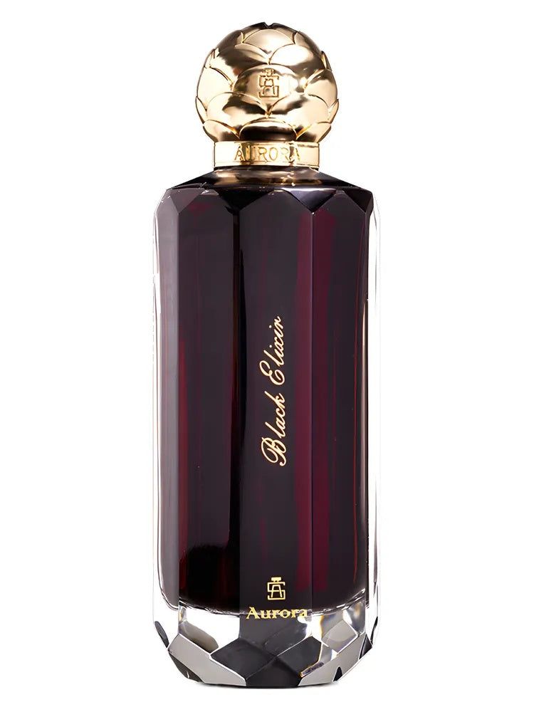Aurora Scents Black Elixir fragrance bottle