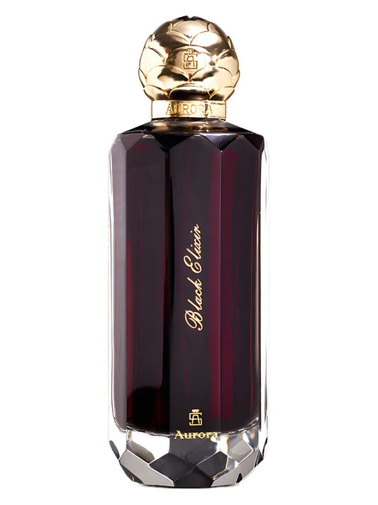 Aurora Scents Black Elixir fragrance bottle