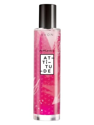 Avon Attitude Amour fragrance bottle