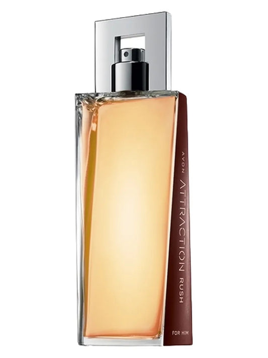Avon Attraction Rush for Him fragrance bottle