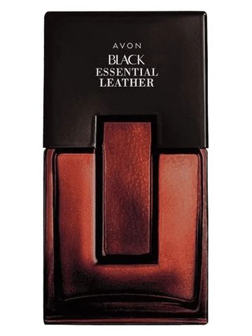 Avon Black Essential Leather fragrance bottle