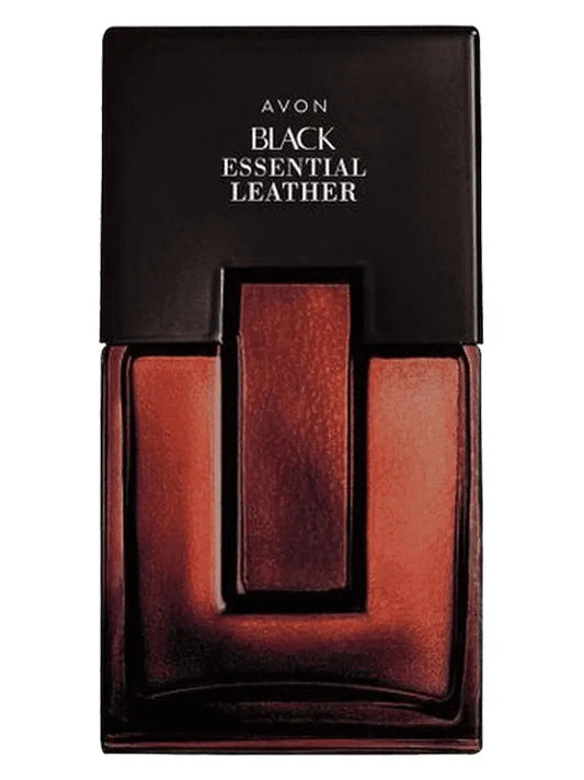 Avon Black Essential Leather fragrance bottle