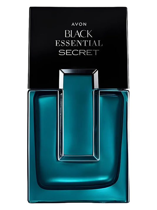 Avon Black Essential Secret fragrance bottle