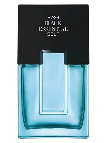 Avon Black Essential Self fragrance bottle