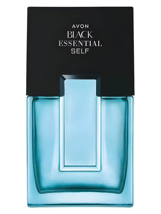 Avon Black Essential Self fragrance bottle