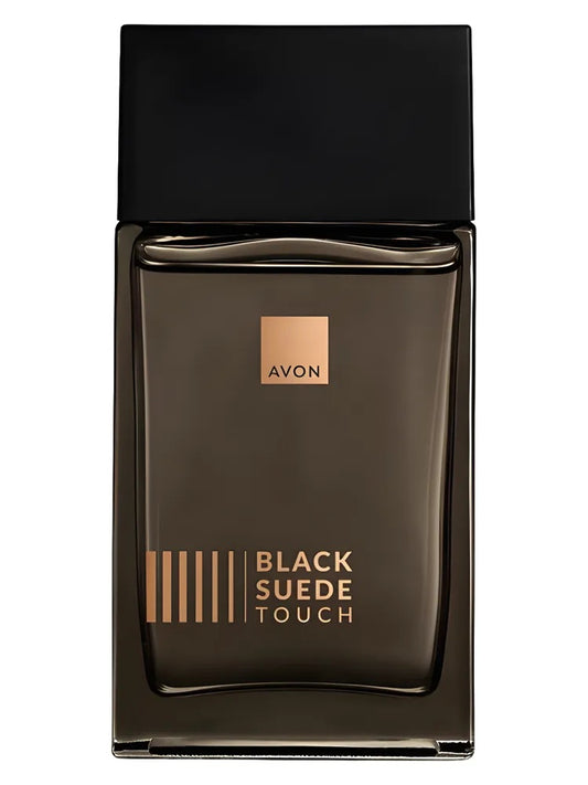 Avon Black Suede Touch fragrance bottle