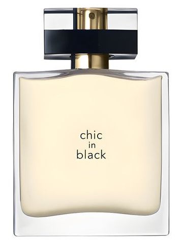 Avon Chic in Black fragrance bottle