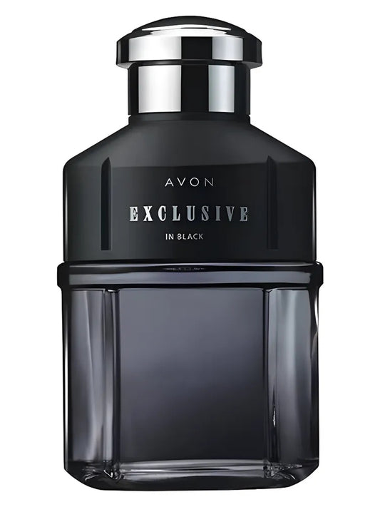 Avon Exclusive in Black fragrance bottle