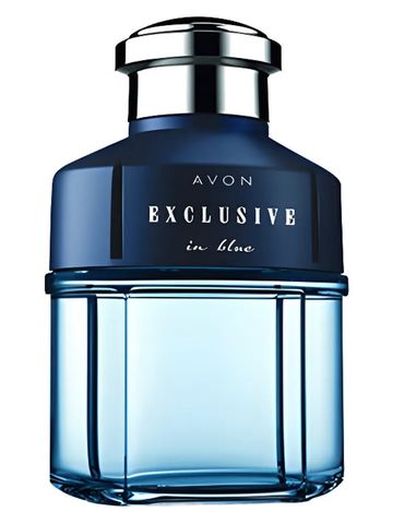 Avon Exclusive in Blue fragrance bottle