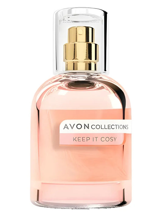 Avon Keep It Cosy fragrance bottle
