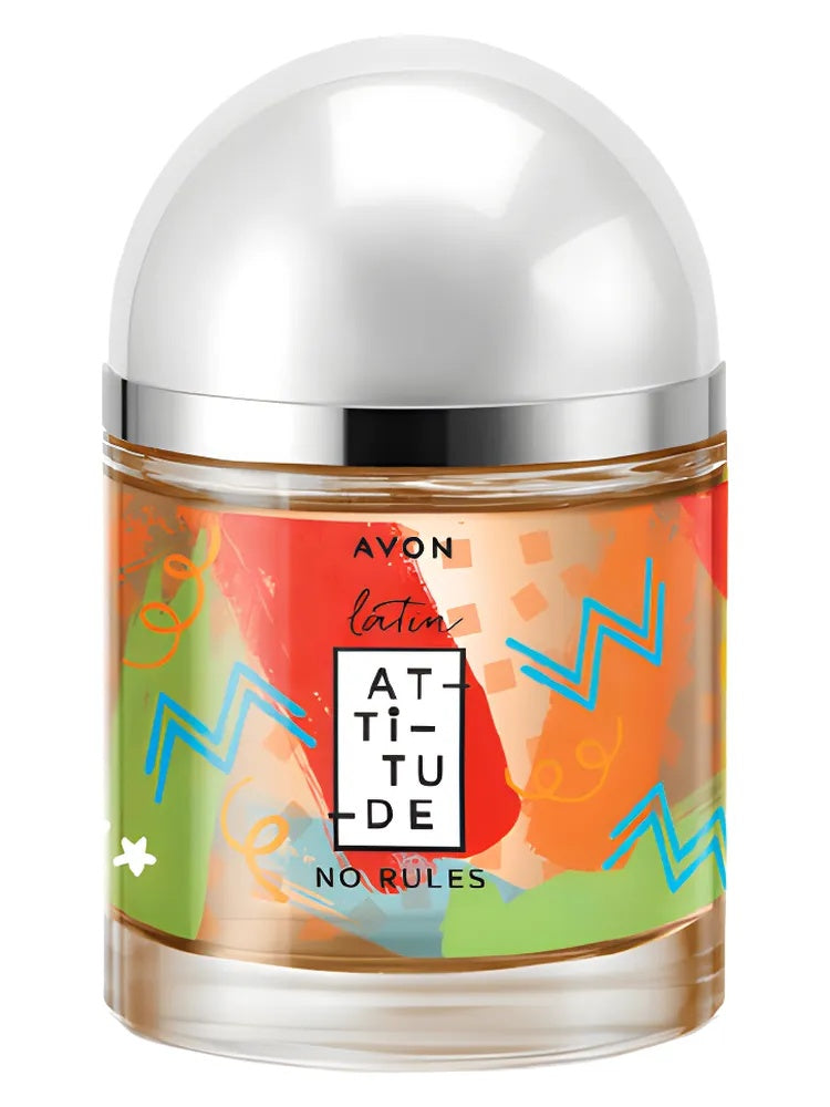 Avon Latin Attitude No Rules fragrance bottle