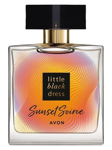 Avon Little Black Dress Sunset Soiree fragrance bottle