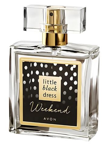 Avon Little Black Dress Weekend fragrance bottle