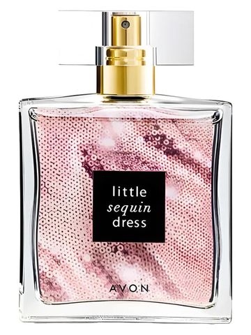 Avon Little Sequin Dress fragrance bottle