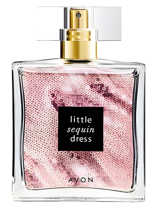 Avon Little Sequin Dress fragrance bottle