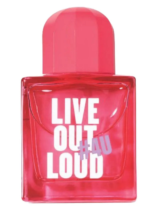 Avon Live Out Loud #4U fragrance bottle