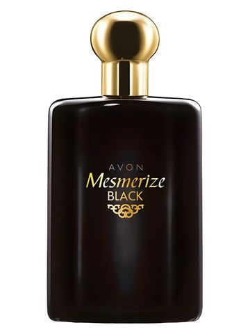 Avon Mesmerize Black for Him fragrance bottle