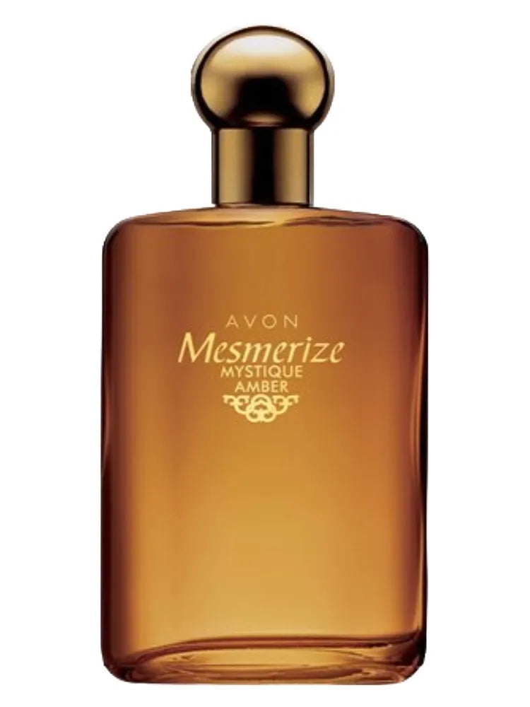 Avon Mesmerize Mystique Amber fragrance bottle