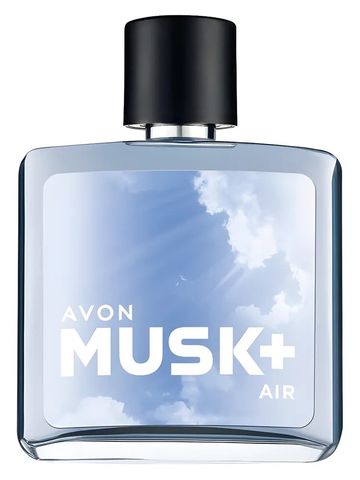 Avon Musk + Air fragrance bottle