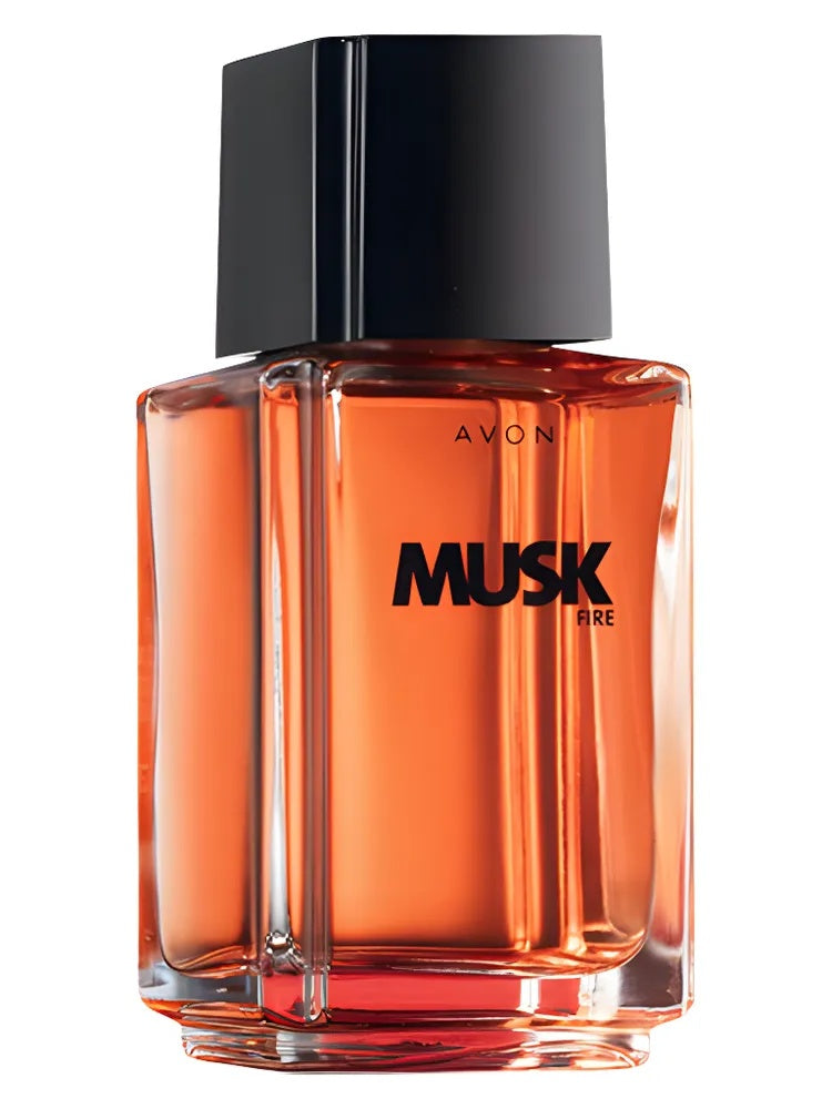 Avon Musk Fire fragrance bottle