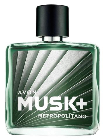 Avon Musk Metropolitano for Him fragrance bottle