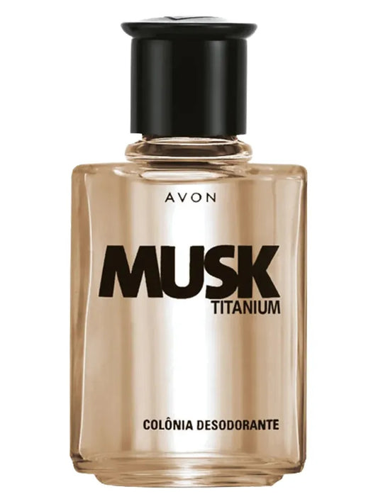 Avon Musk Titanium fragrance bottle