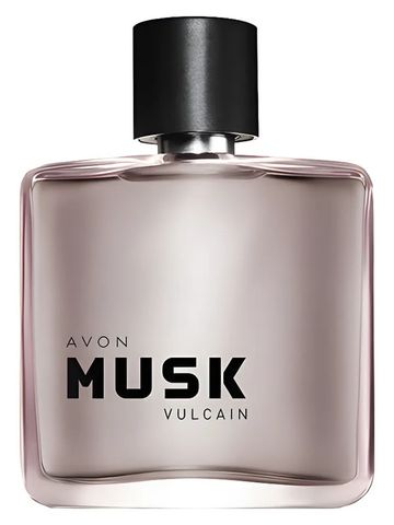 Avon Musk Vulcain fragrance bottle