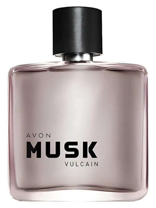 Avon Musk Vulcain fragrance bottle