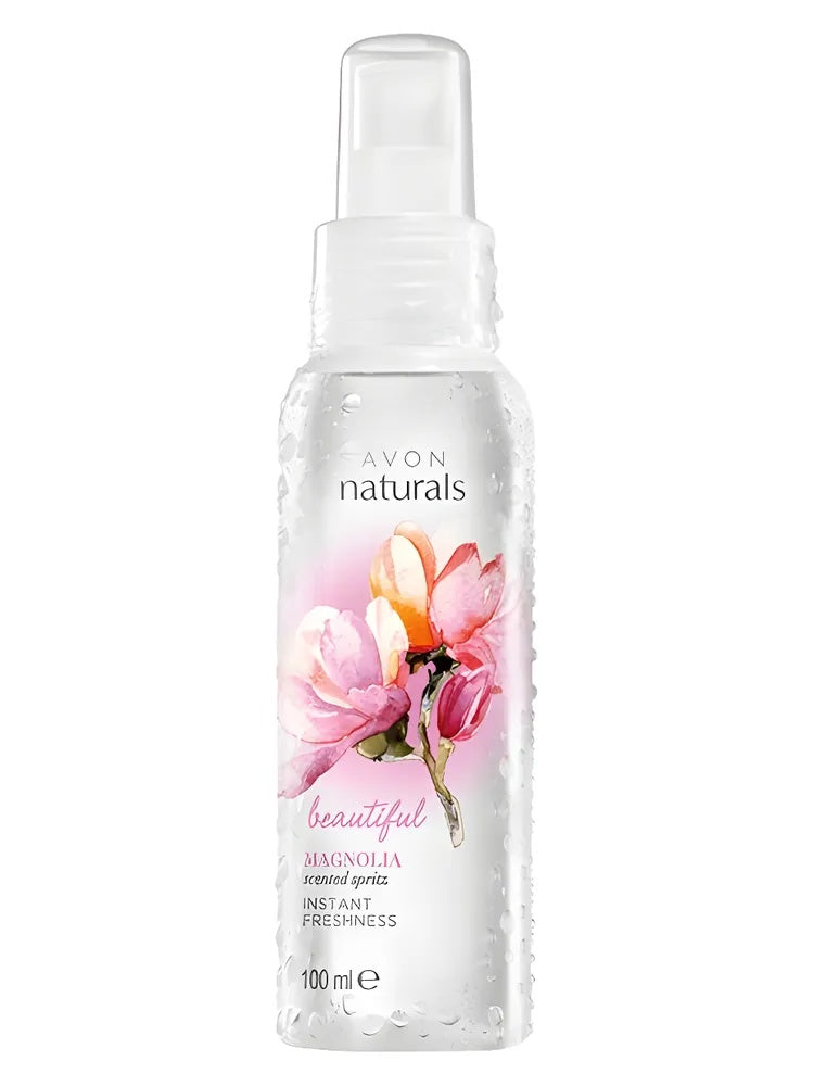 Avon Naturals Beautiful Magnolia fragrance bottle