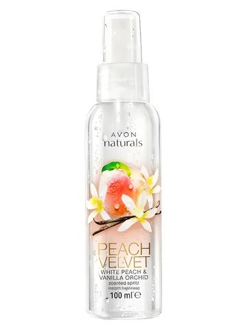 Avon Naturals Peach Velvet fragrance bottle