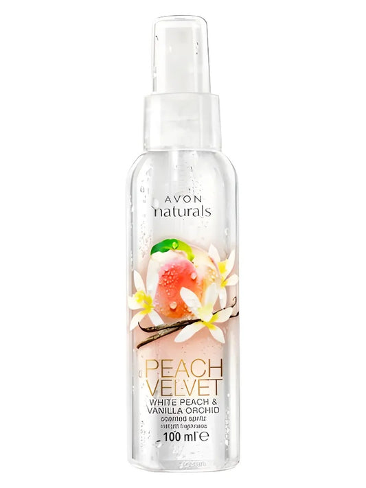 Avon Naturals Peach Velvet fragrance bottle