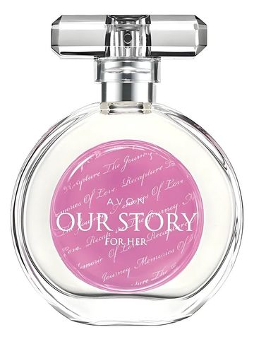 Avon Our Story For Her fragrance bottle