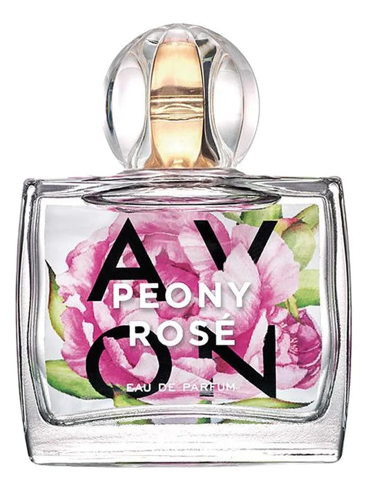 Avon Peony Rosé fragrance bottle