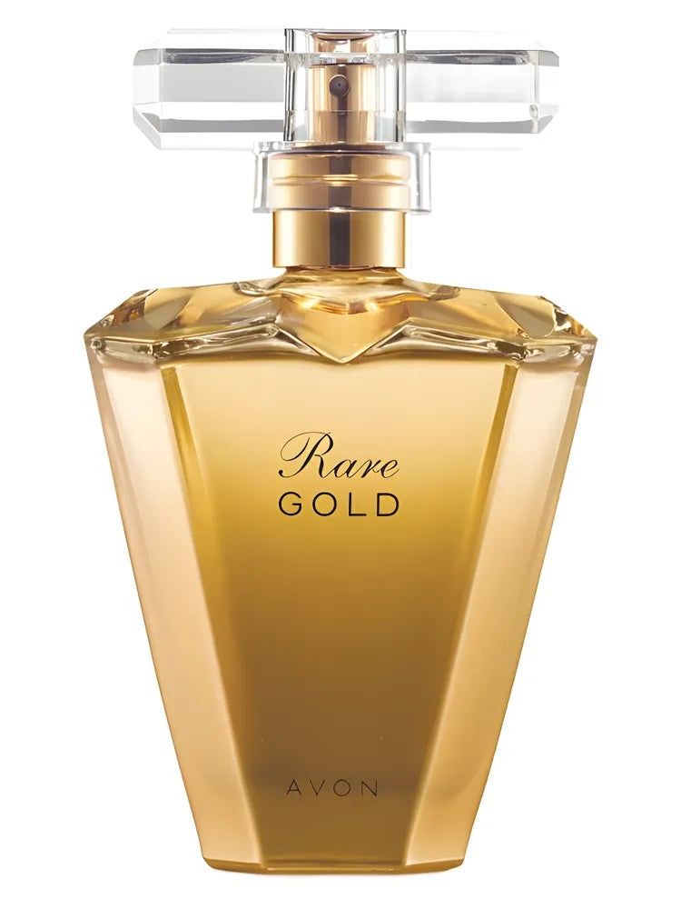 Avon Rare Gold fragrance bottle