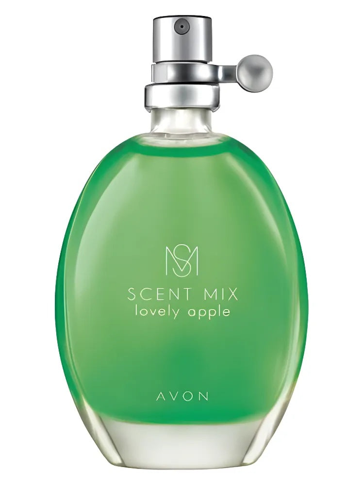 Avon Scent Mix Lovely Apple fragrance bottle